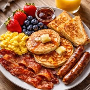 Full American breakfast