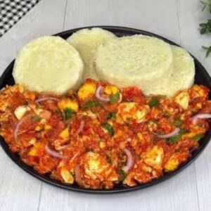 Boiled yams and eggs