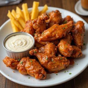 Barbecue buffalo wings