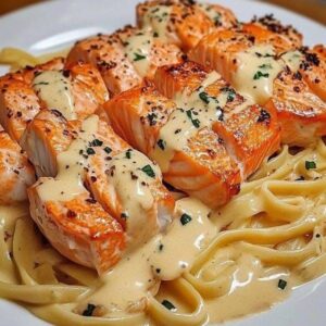 Grilled salmon & Pasta