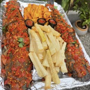 Grilled catfish