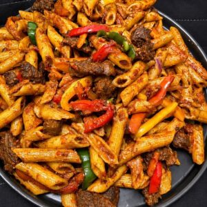 Jollof penne pasta