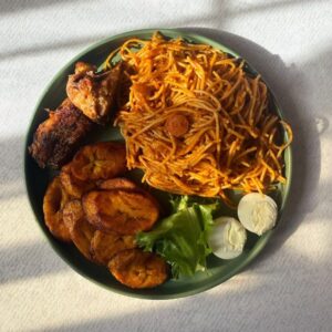 Jollof pasta combo