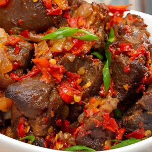 Peppered beef